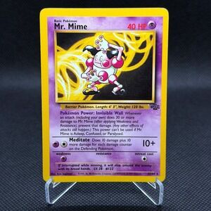 Mr Mime 1999 Jungle #22 Rare Non Holo Pokemon Card NM